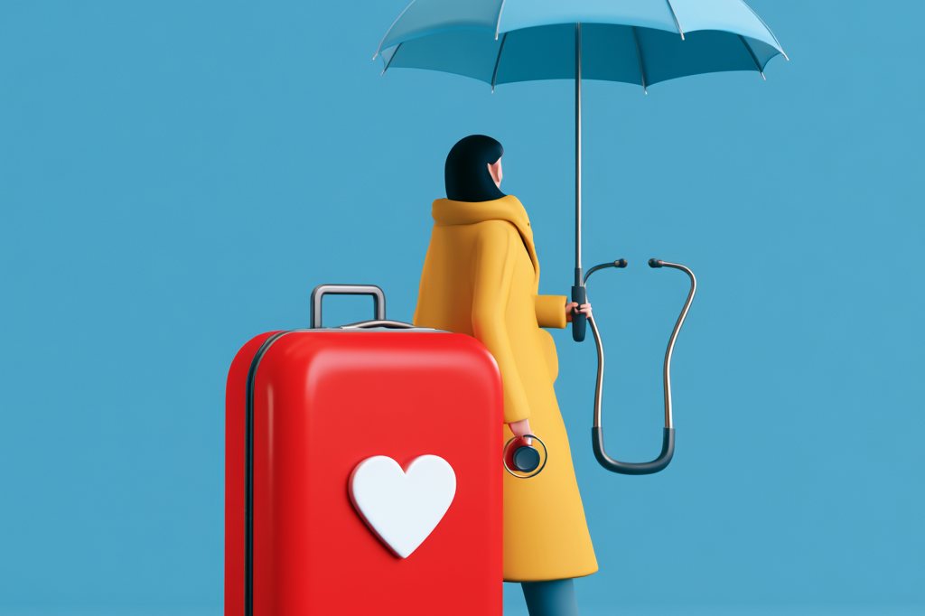 Travel insurance illustration